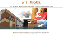 Desktop Screenshot of clearviewcancer.com
